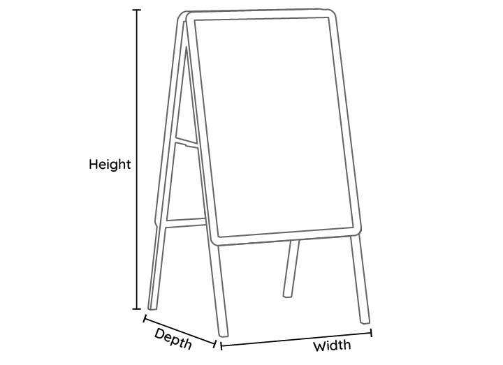 A Frame Line Drawing